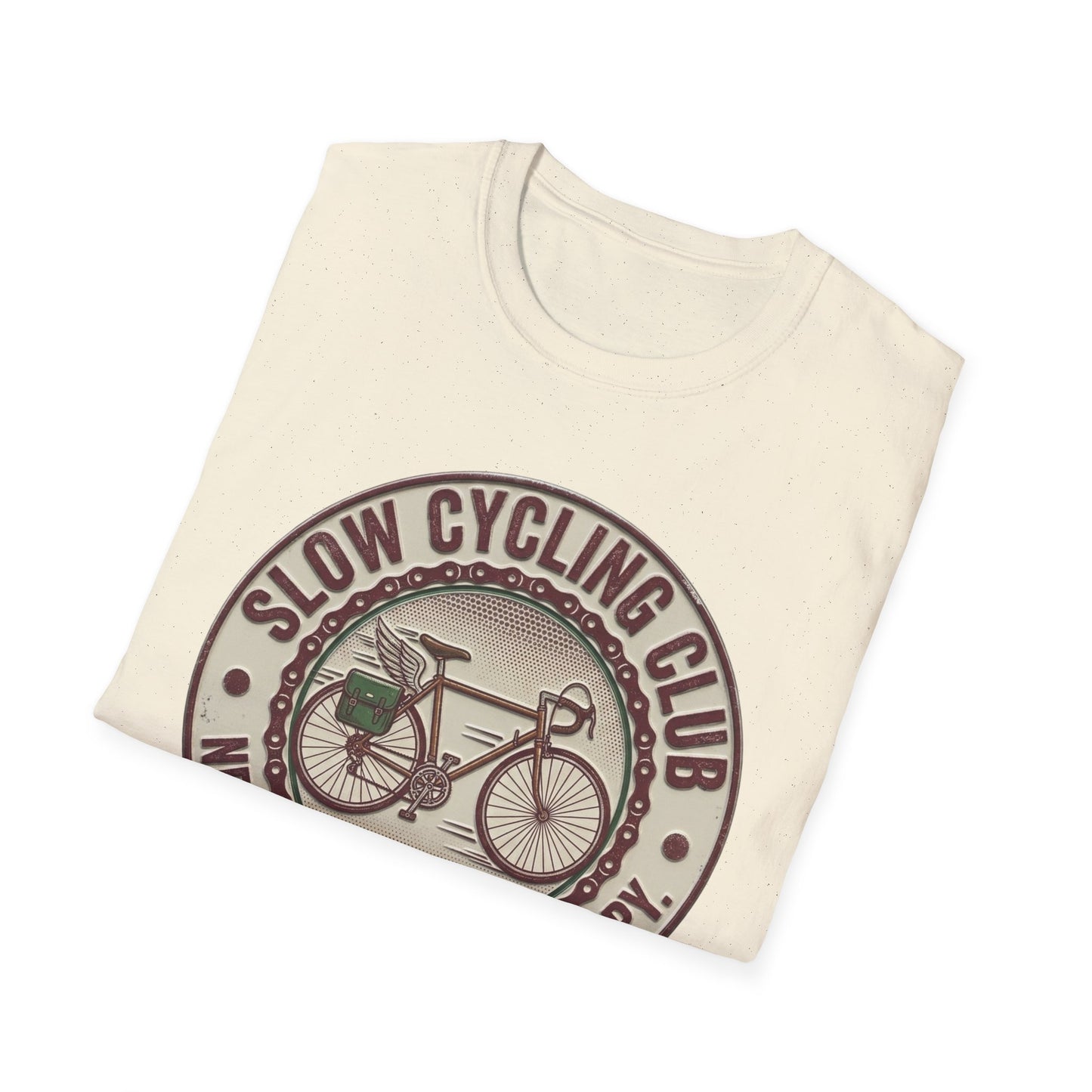 Slaw Cycling Club - Never First . Always Happy T-shirt