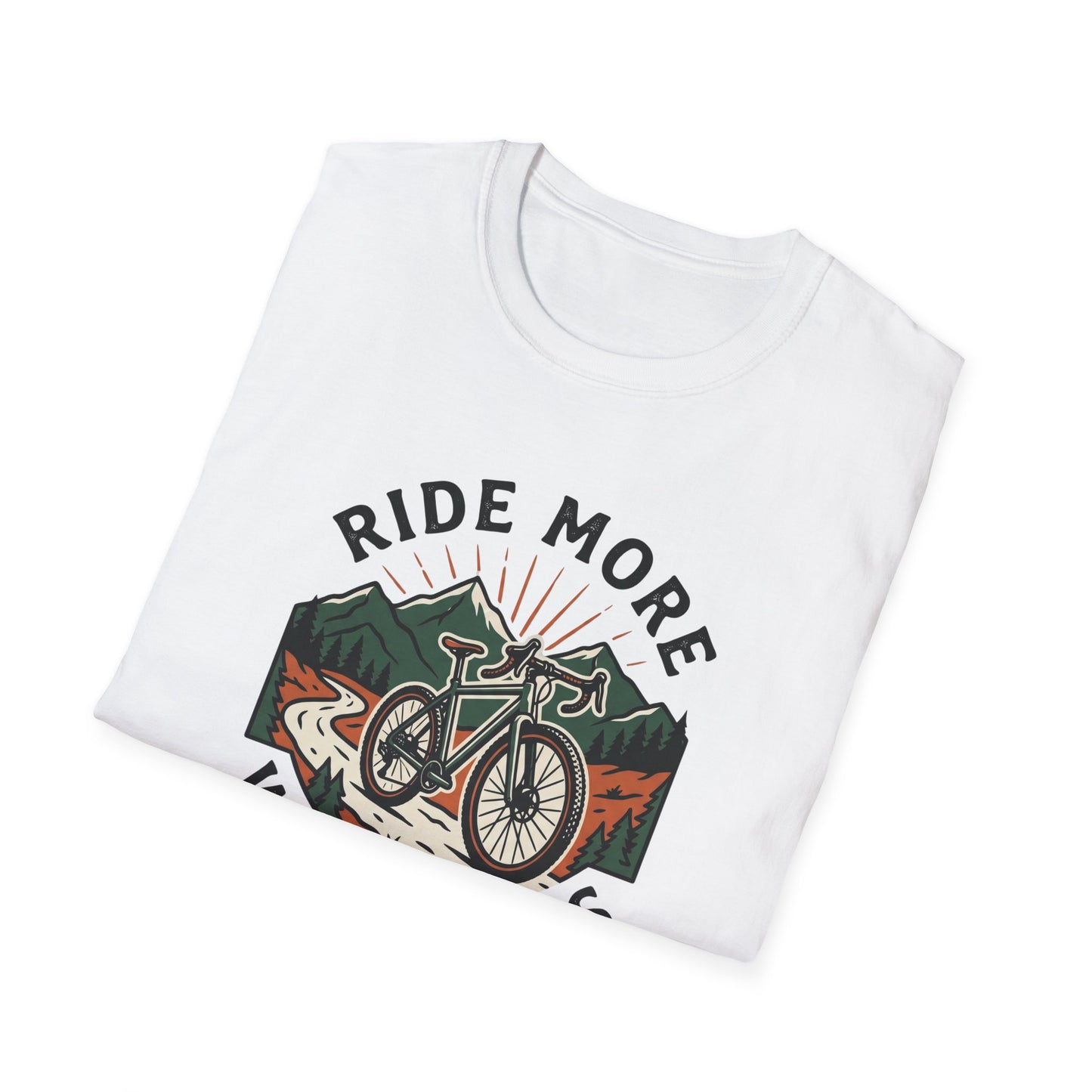 Ride More - Worry Less - T-shirt
