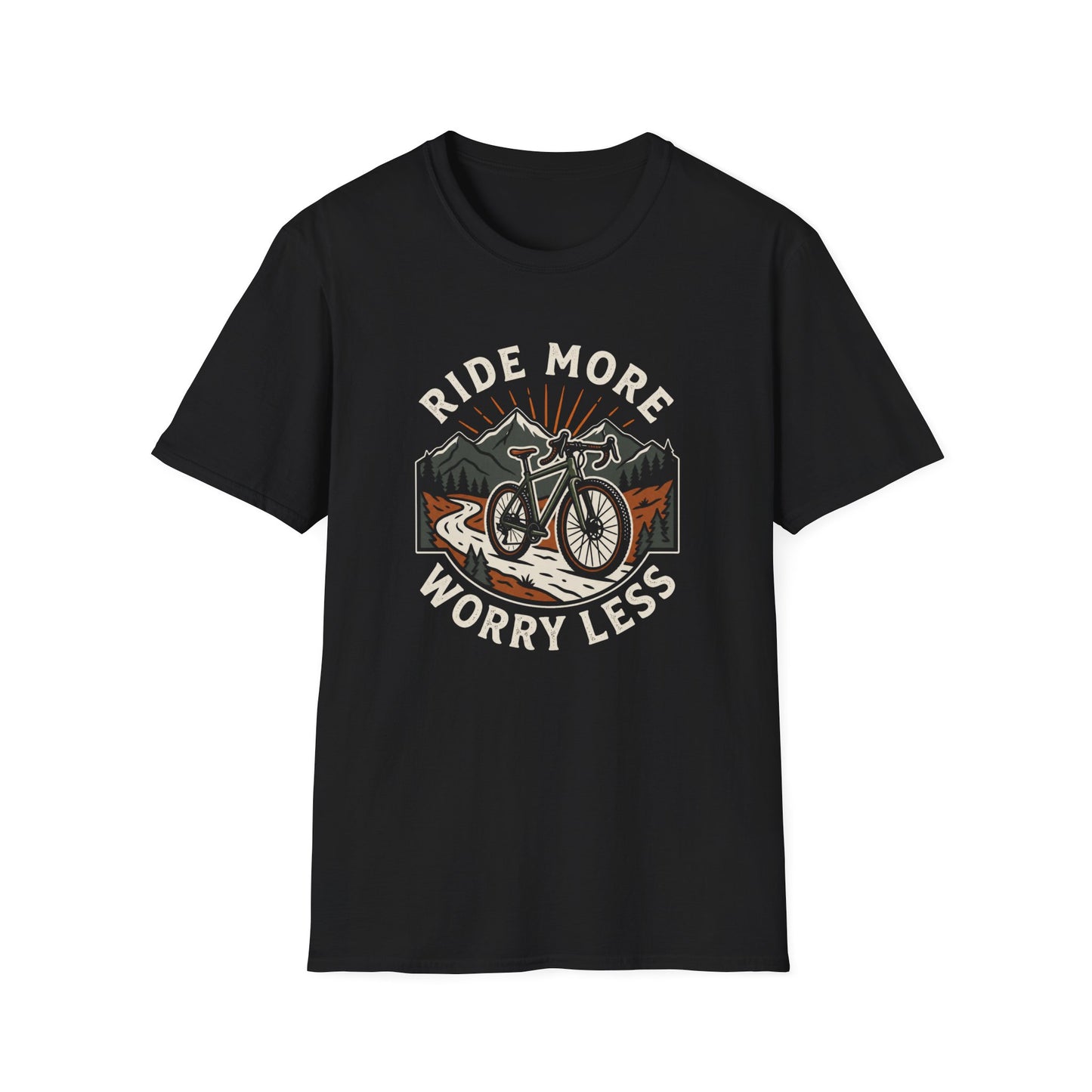 Ride More - Worry Less - T-shirt