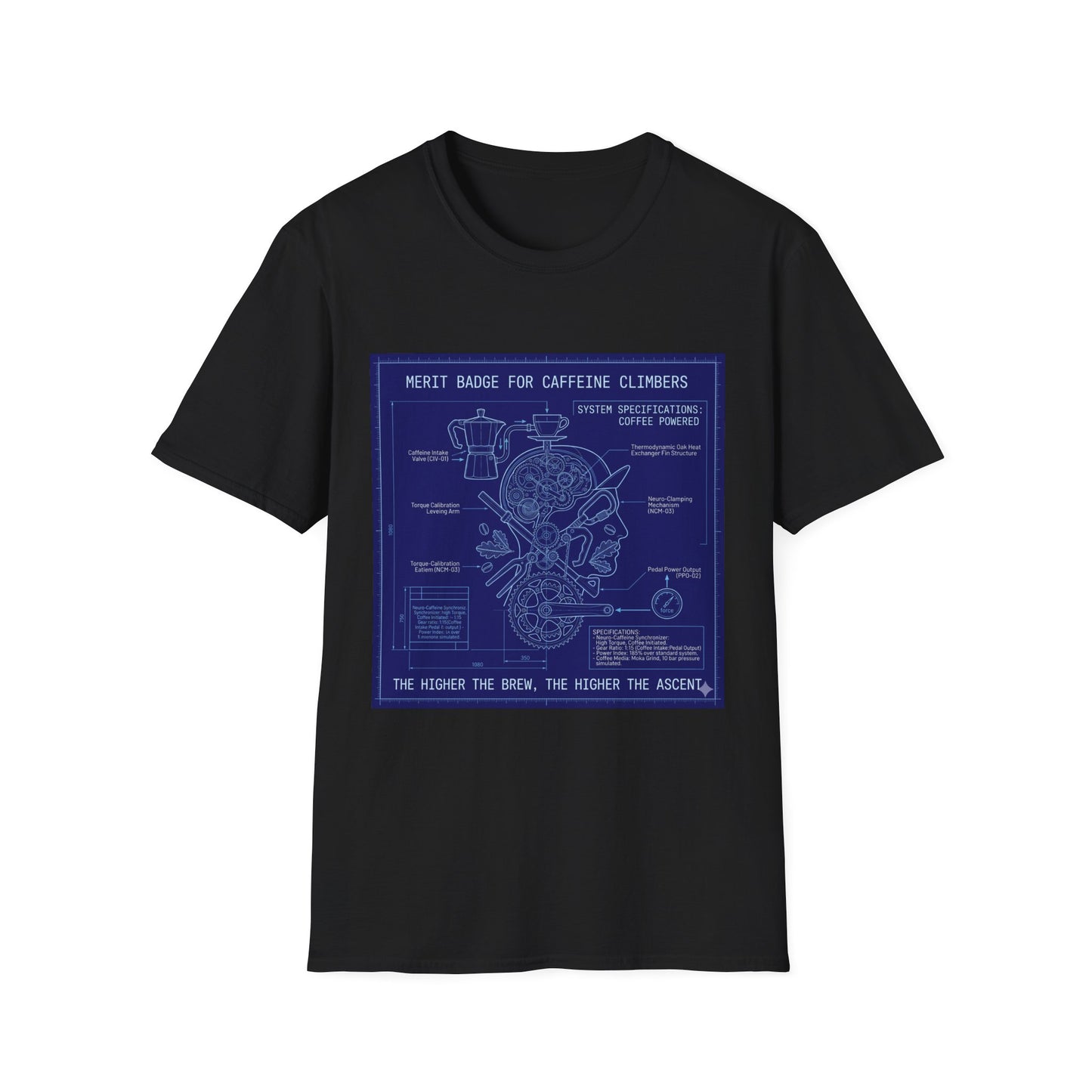 Merit Badge For Caffeine Climbers  - T-shirt