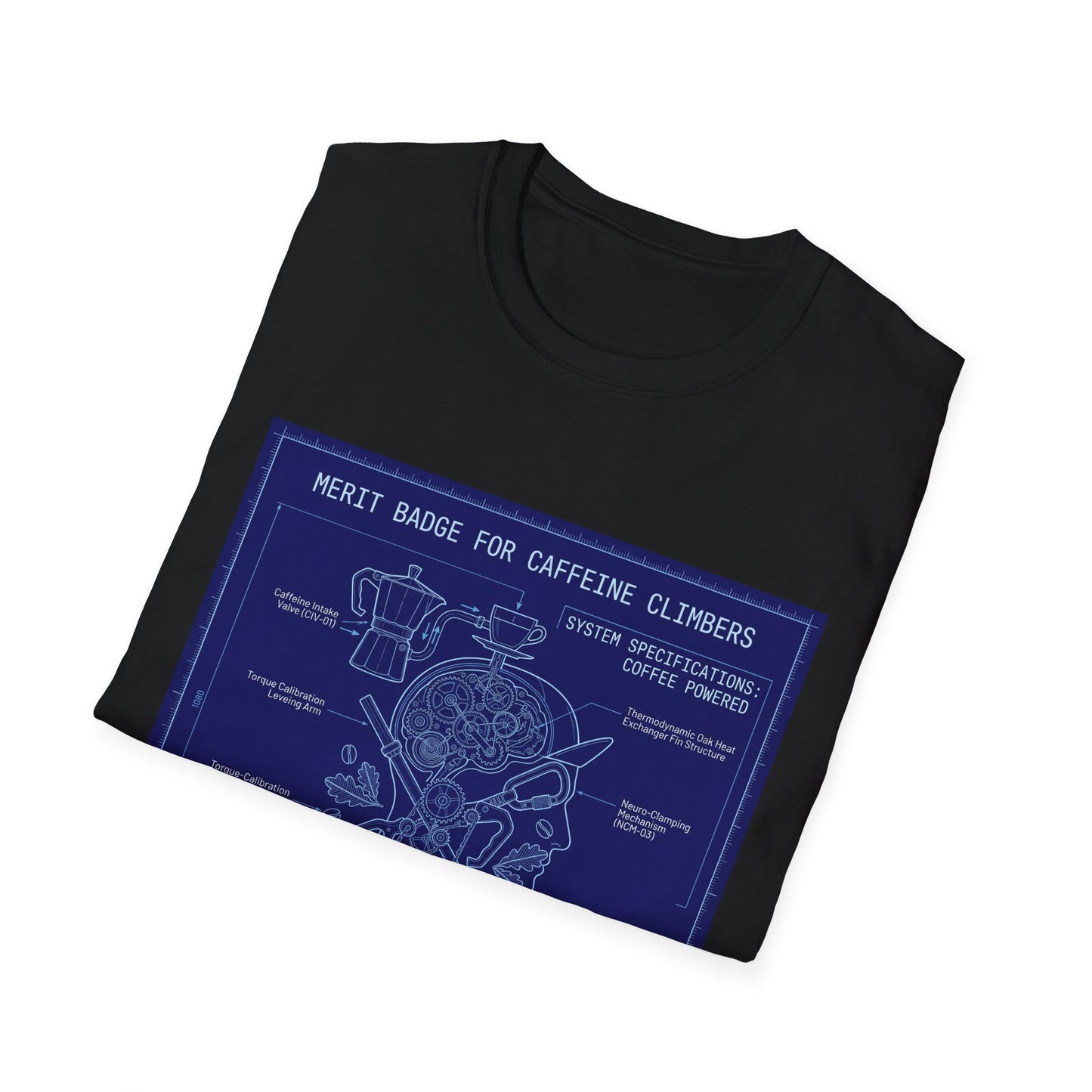Merit Badge For Caffeine Climbers  - T-shirt