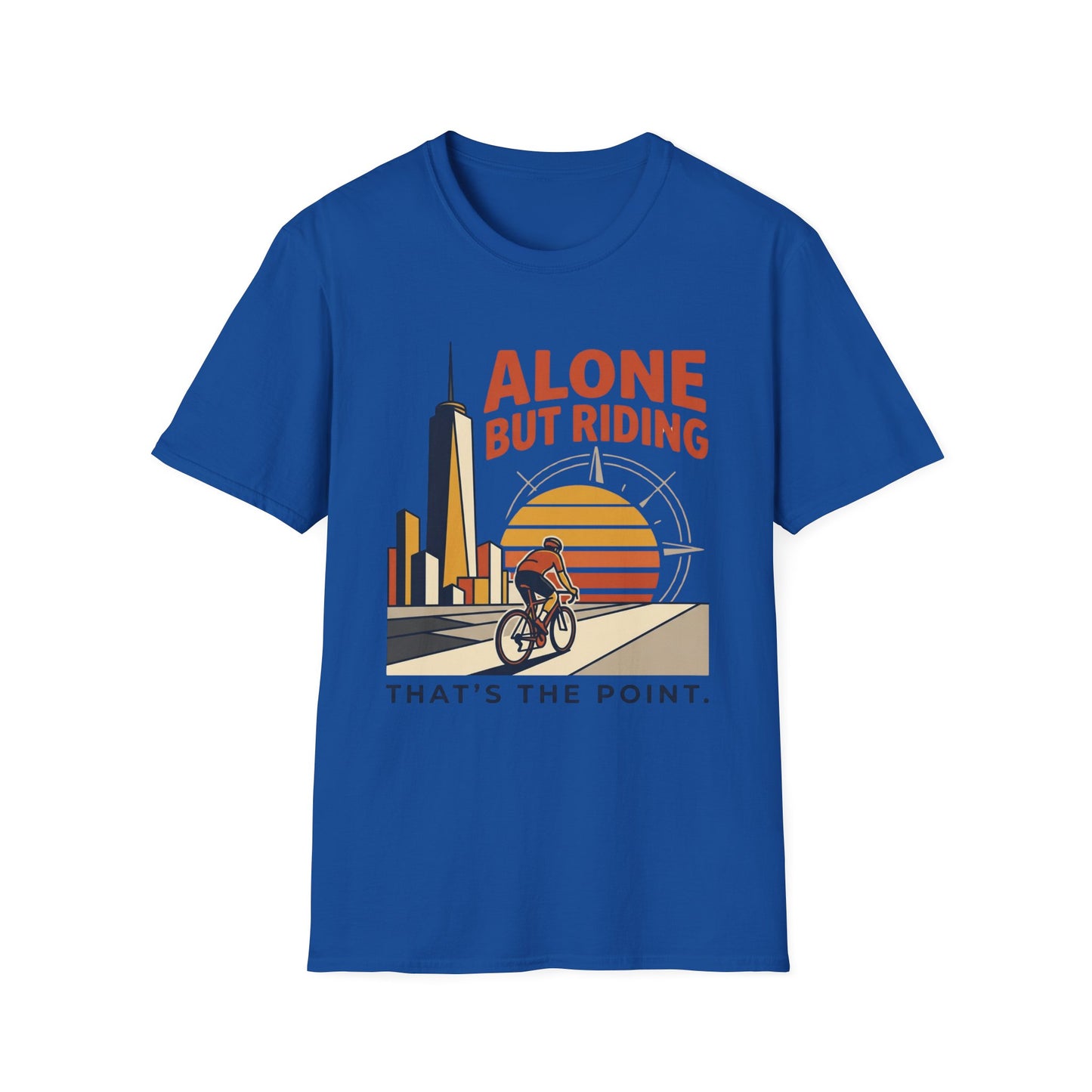 Alone But Riding - T-shirt