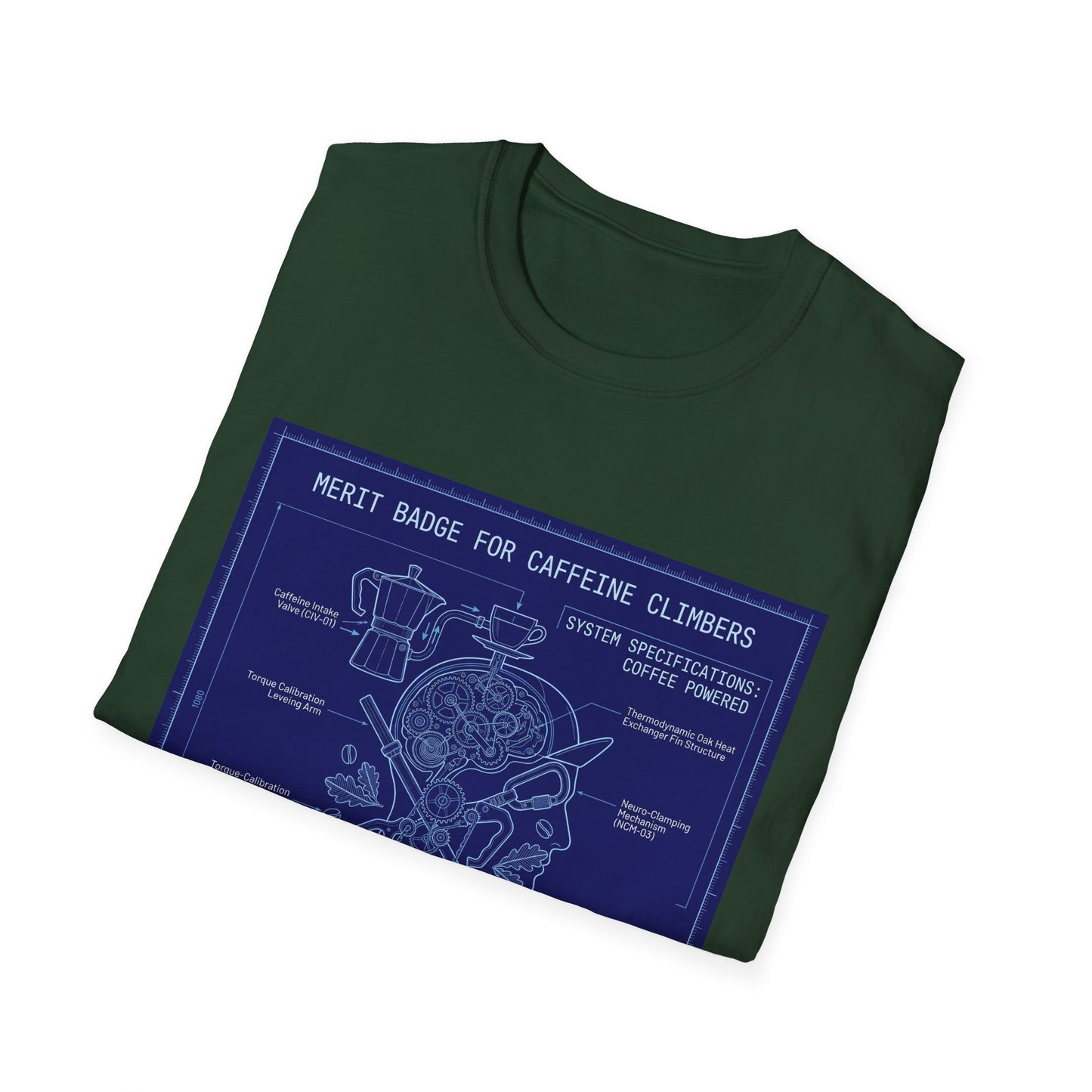 Merit Badge For Caffeine Climbers  - T-shirt