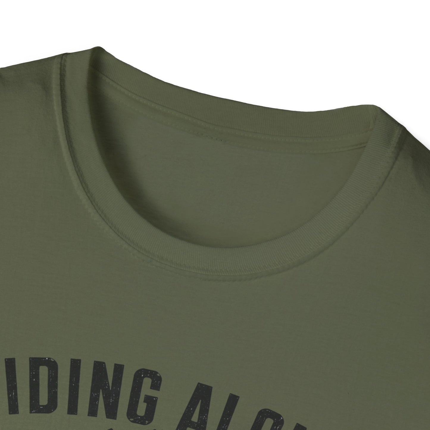 Riding Alone Is Like Climbing a Mountain  T-shirt
