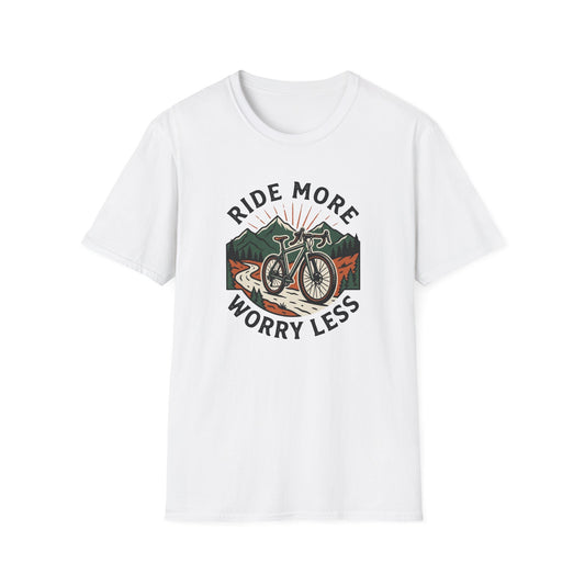 Ride More - Worry Less - T-shirt