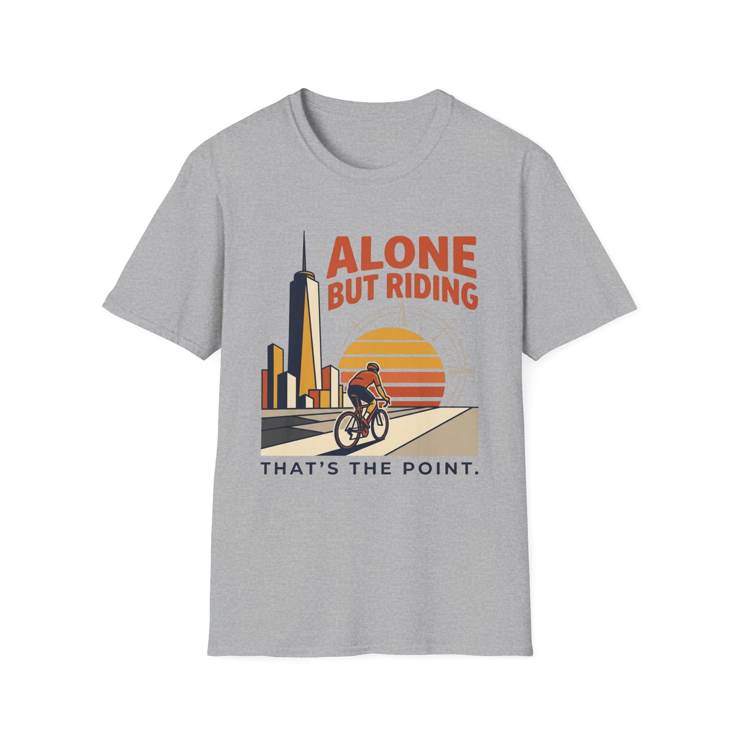 Alone But Riding - T-shirt