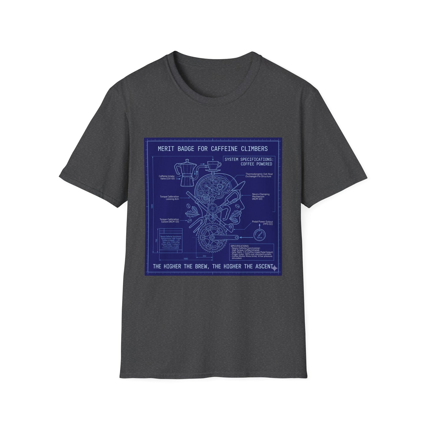 Merit Badge For Caffeine Climbers  - T-shirt