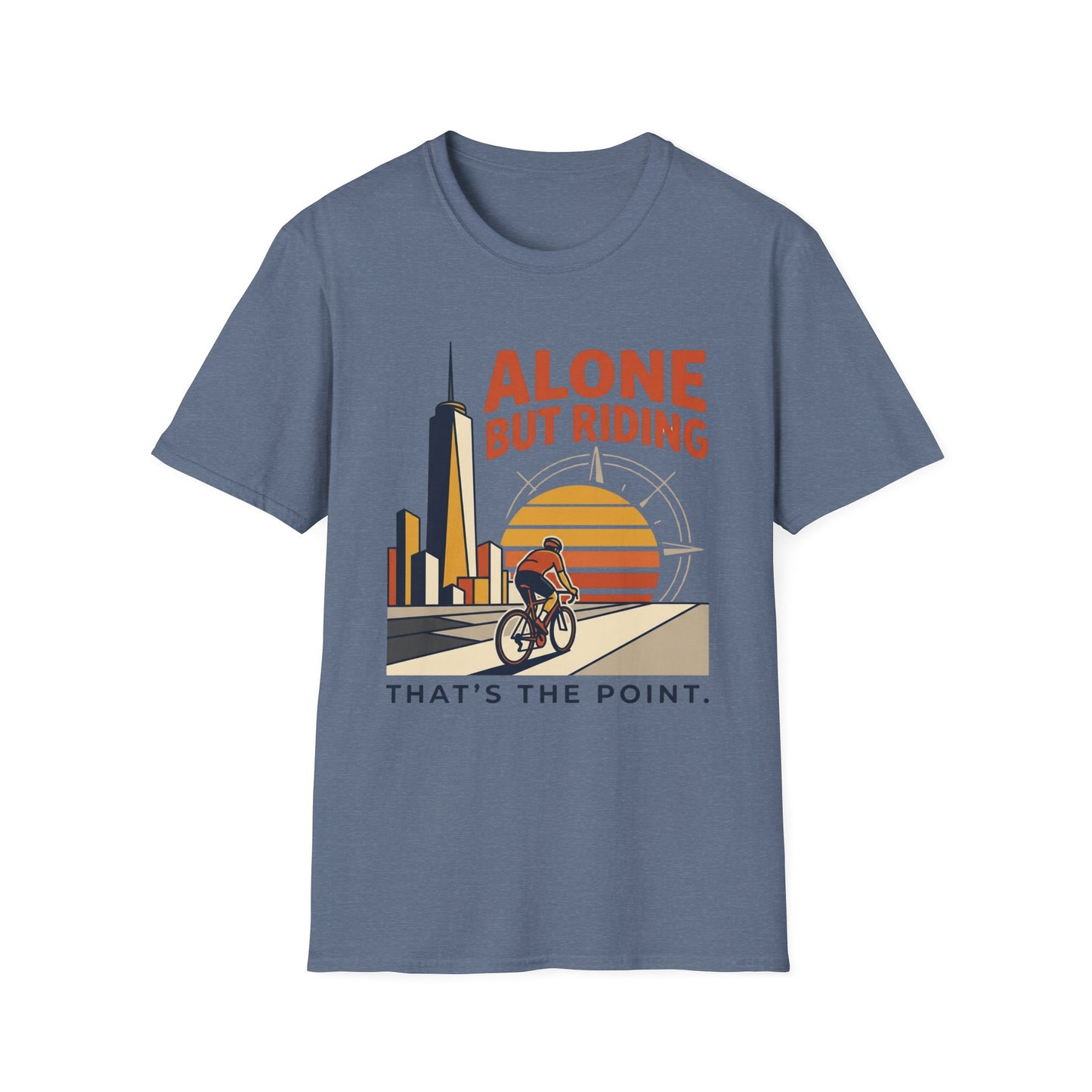 Alone But Riding - T-shirt