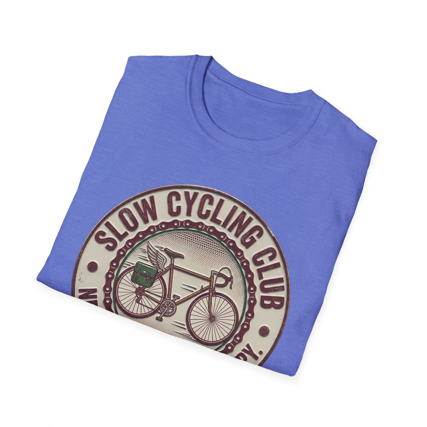 Slaw Cycling Club - Never First . Always Happy T-shirt