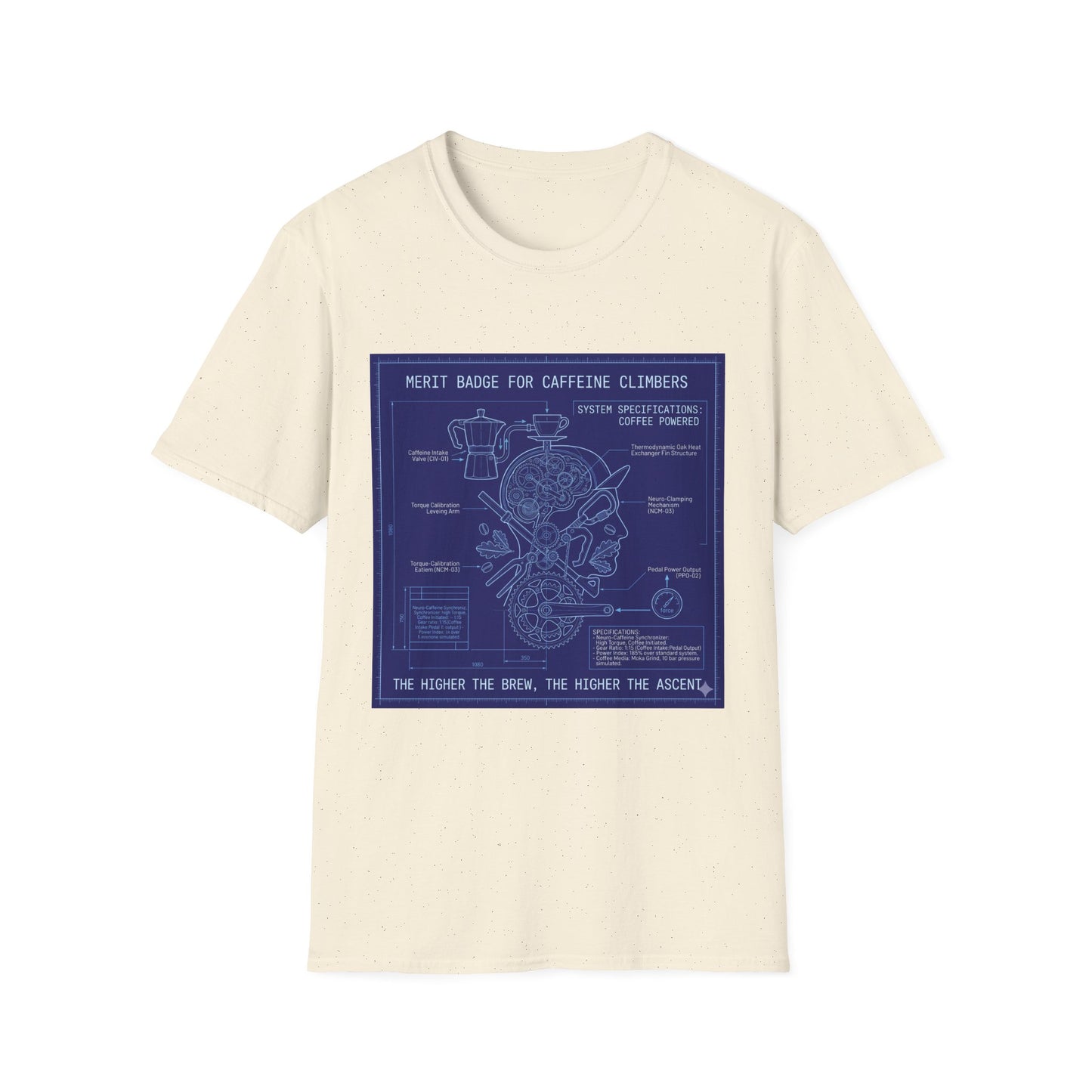 Merit Badge For Caffeine Climbers  - T-shirt