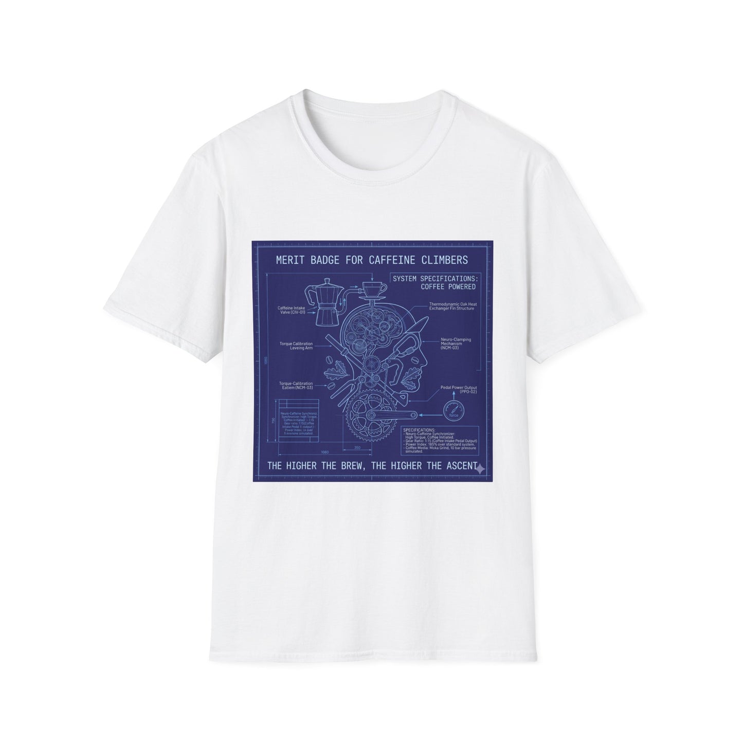 Merit Badge For Caffeine Climbers  - T-shirt