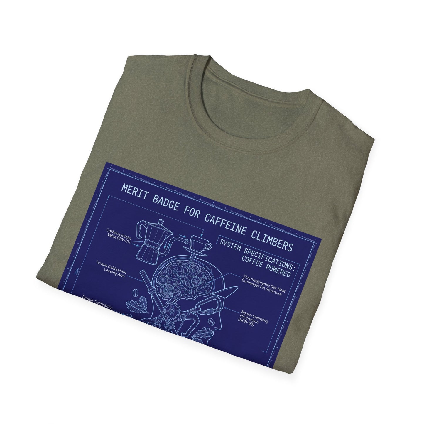 Merit Badge For Caffeine Climbers  - T-shirt