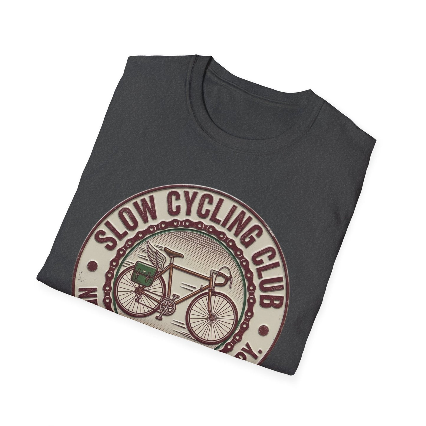Slaw Cycling Club - Never First . Always Happy T-shirt