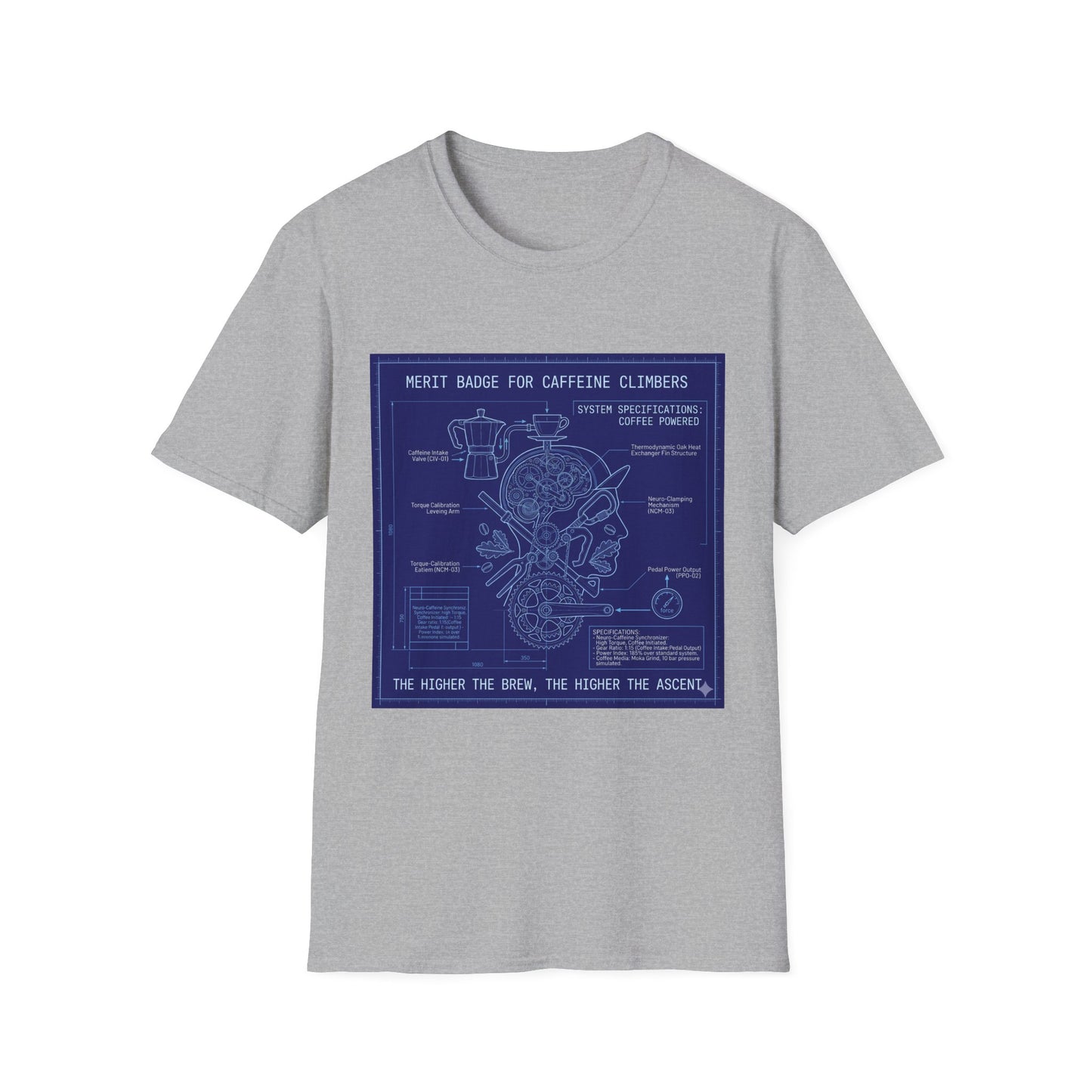 Merit Badge For Caffeine Climbers  - T-shirt