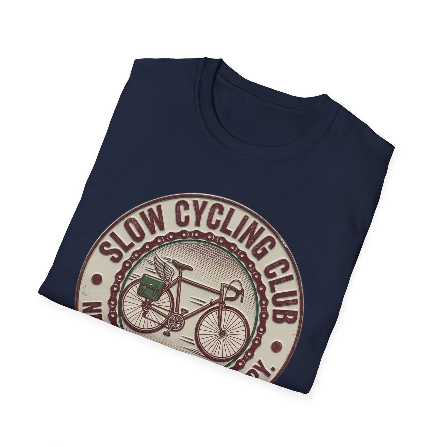 Slaw Cycling Club - Never First . Always Happy T-shirt
