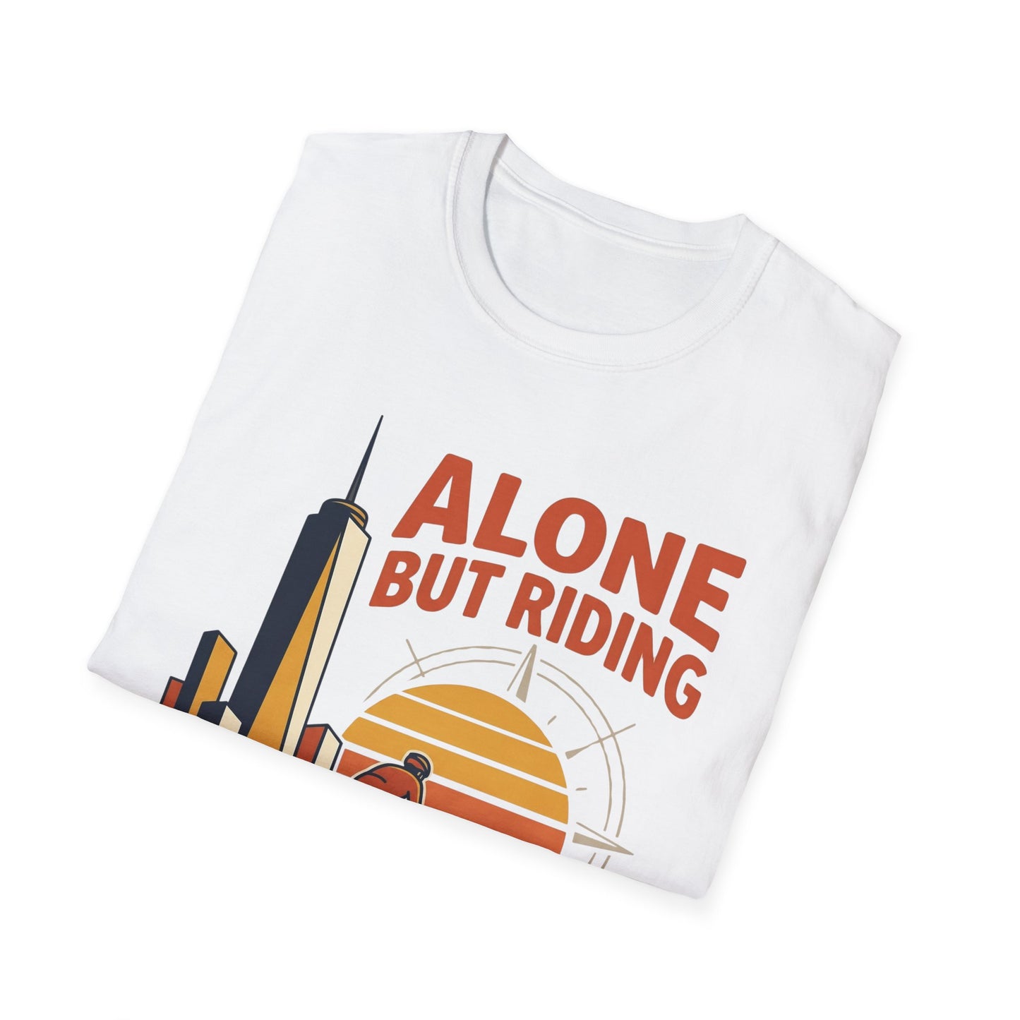 Alone But Riding - T-shirt
