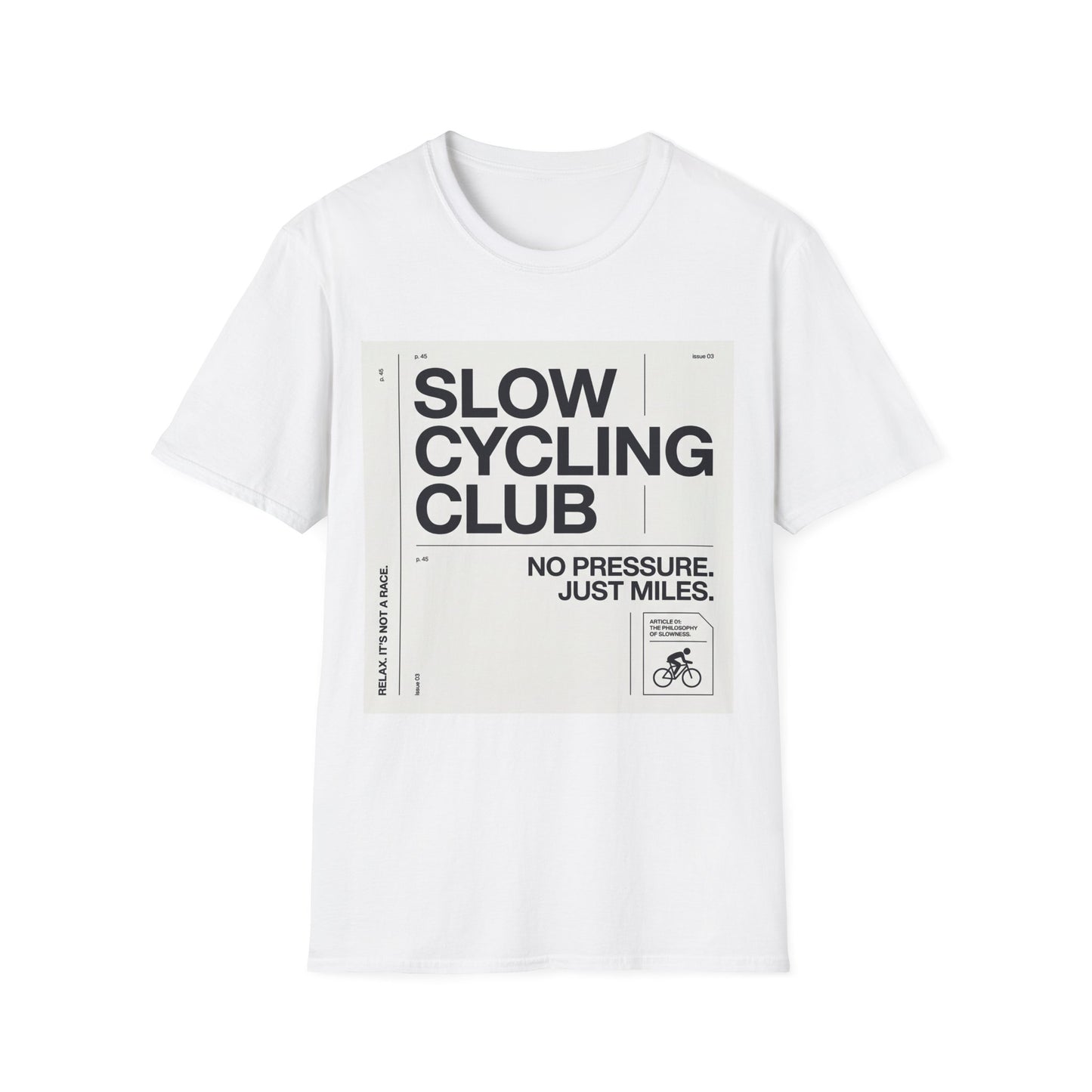 Slow Cycling Club  T-shirt