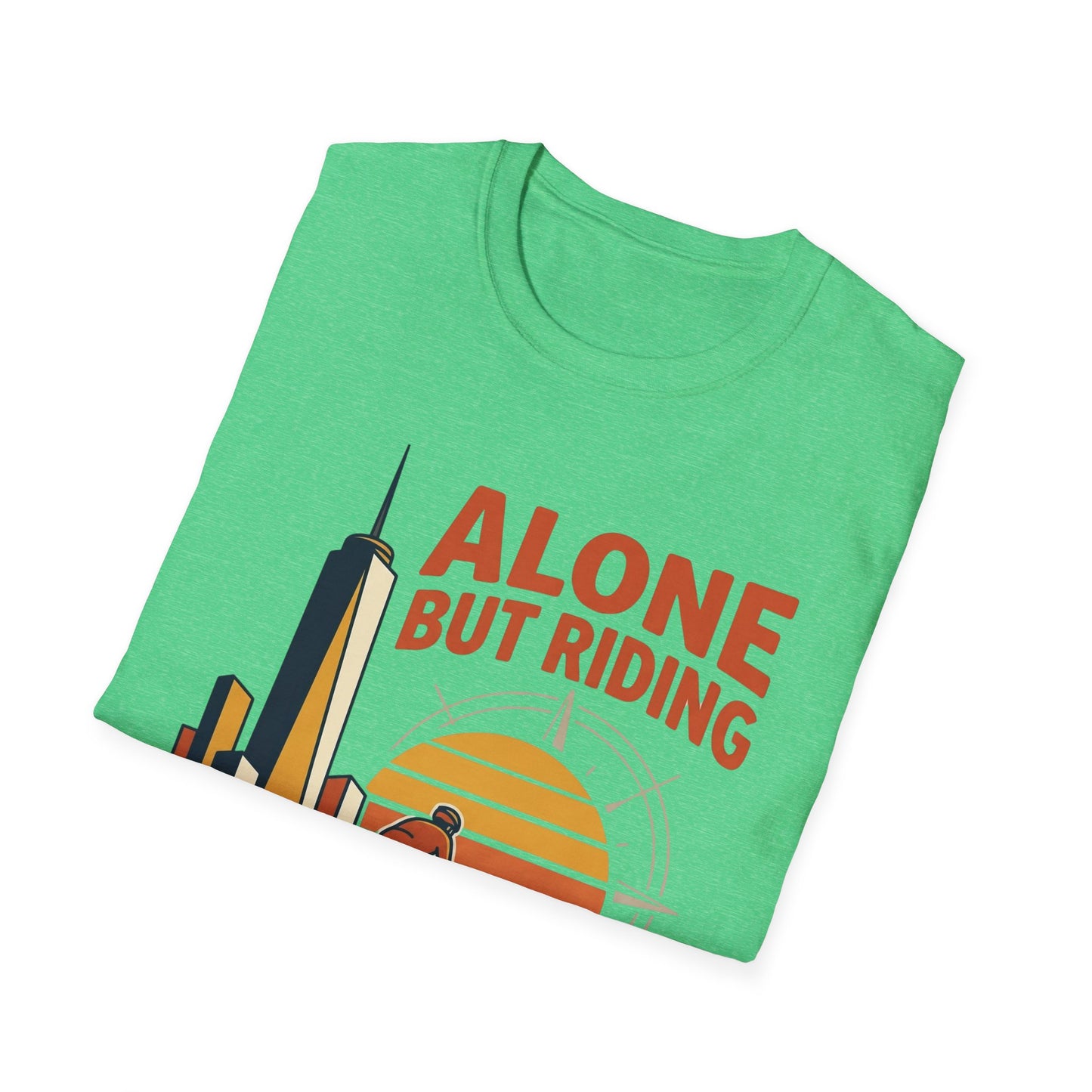 Alone But Riding - T-shirt