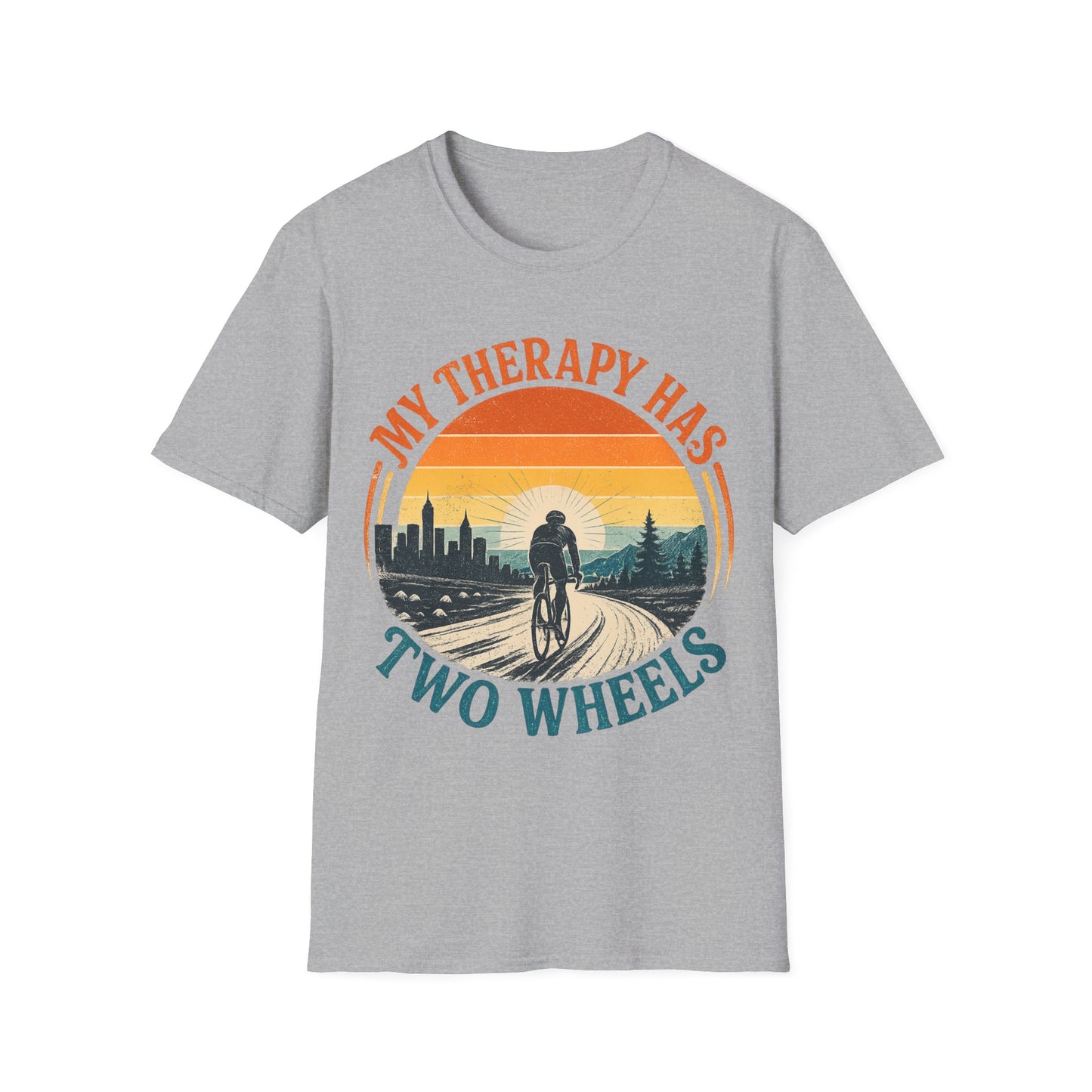 My Therapy Has Two Wheels  T-shirt