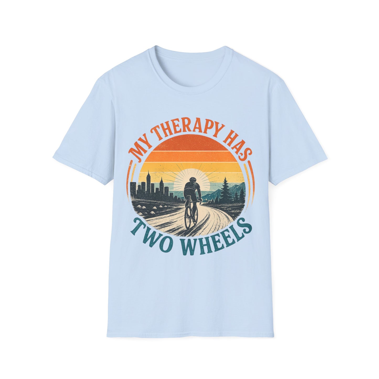 My Therapy Has Two Wheels  T-shirt