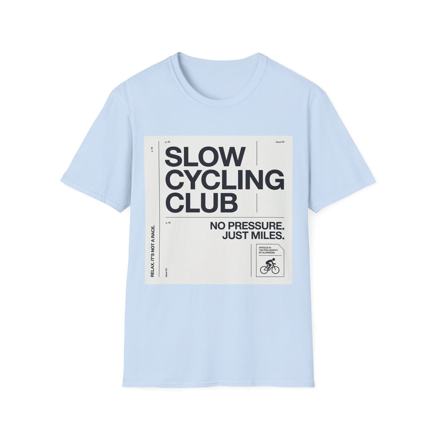 Slow Cycling Club  T-shirt
