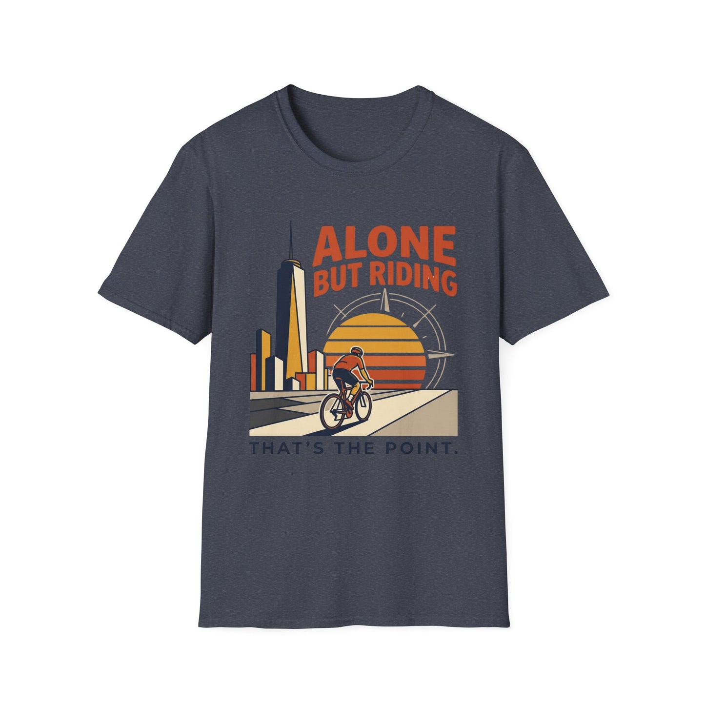 Alone But Riding - T-shirt