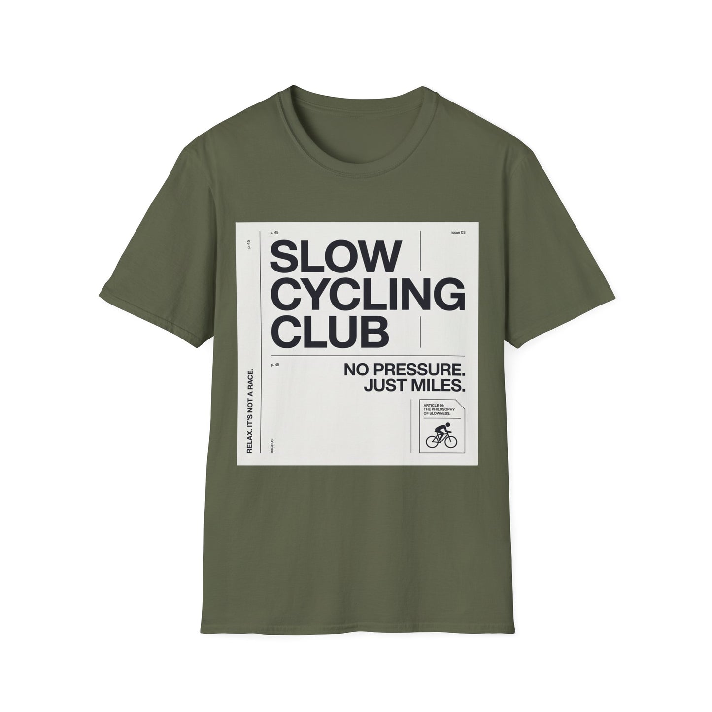 Slow Cycling Club  T-shirt