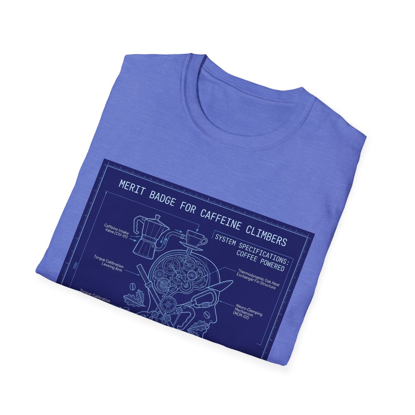 Merit Badge For Caffeine Climbers  - T-shirt