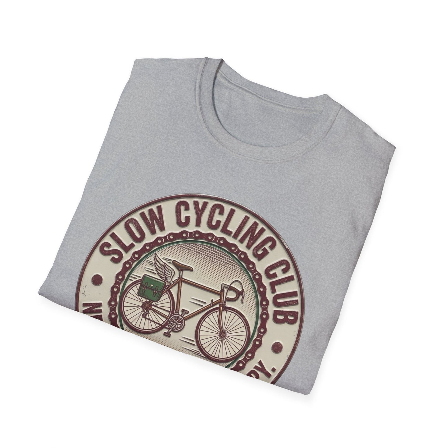 Slaw Cycling Club - Never First . Always Happy T-shirt
