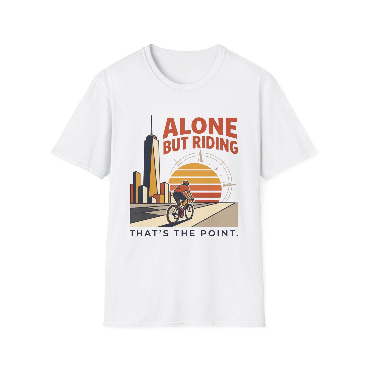 Alone But Riding - T-shirt