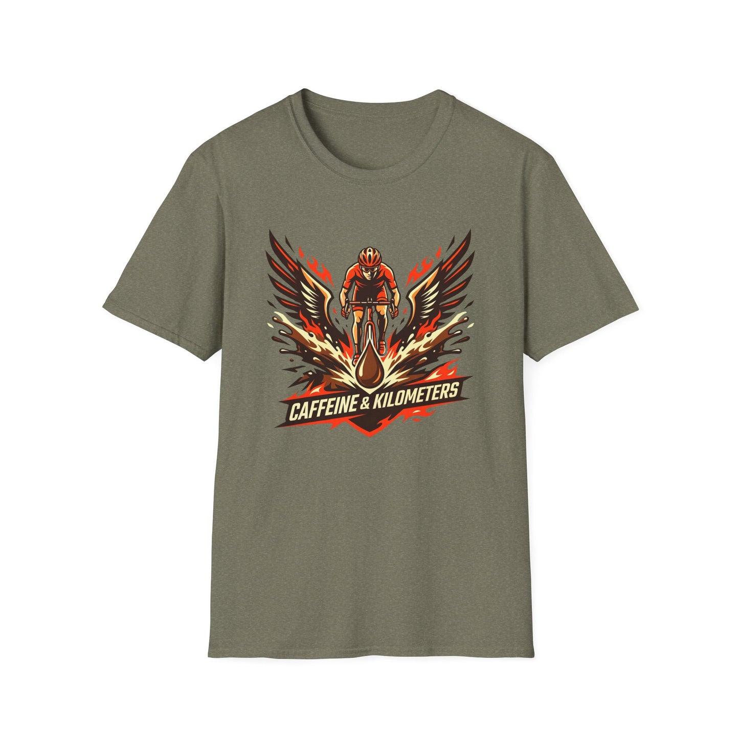Caffeine & Kilometers  - T-shirt