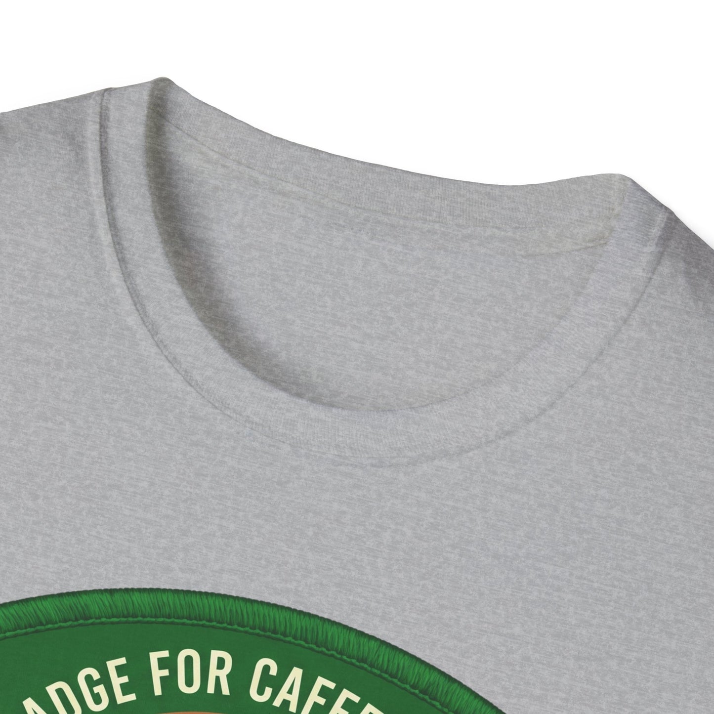 Merit Badge For Caffeine Climbers ..  T-shirt