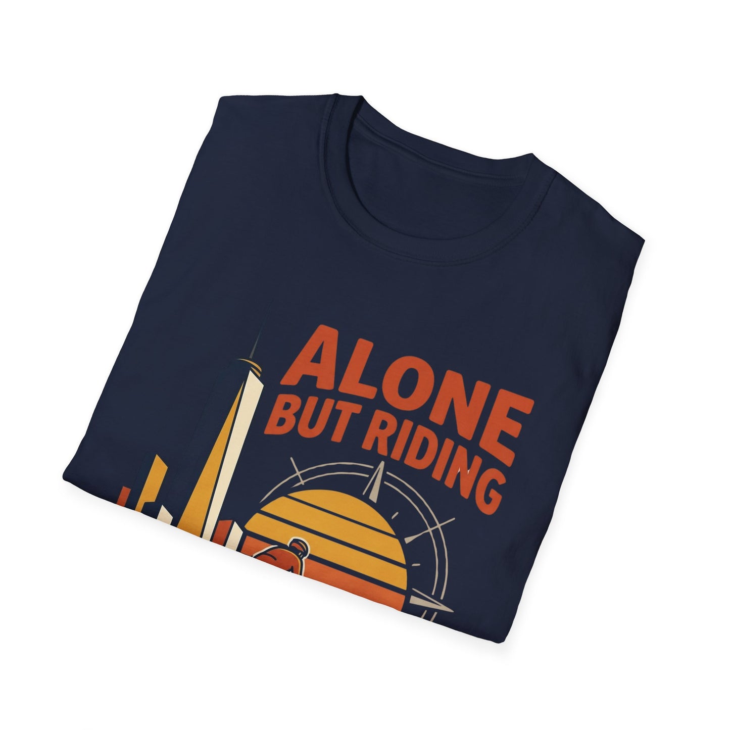 Alone But Riding - T-shirt