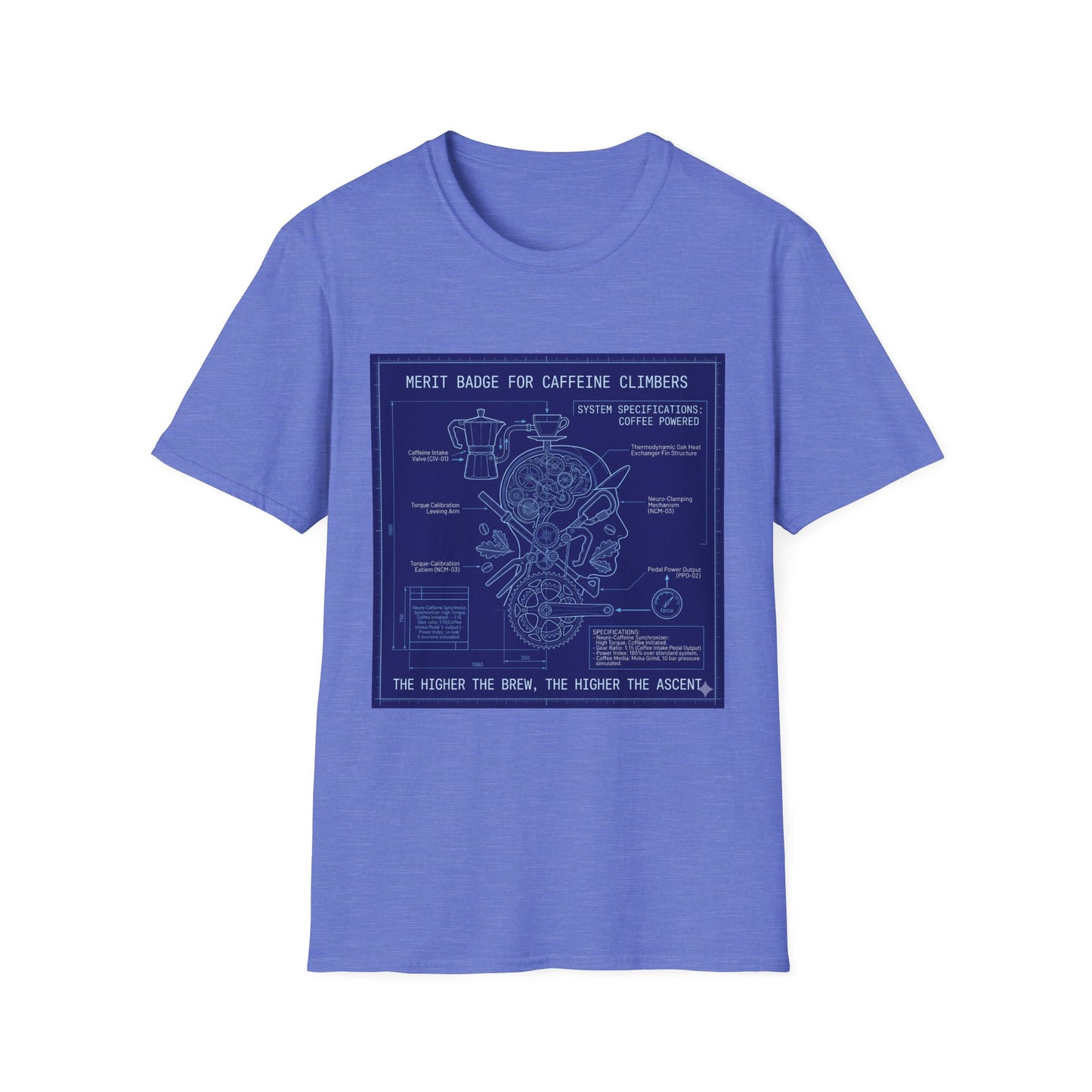 Merit Badge For Caffeine Climbers  - T-shirt