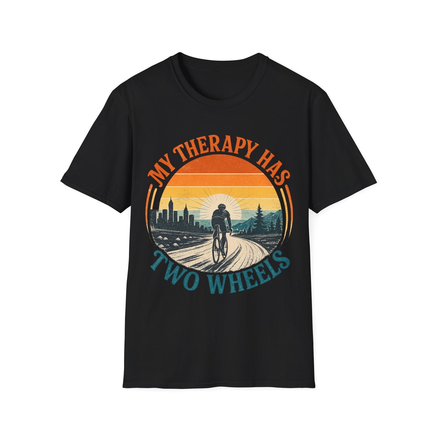 My Therapy Has Two Wheels  T-shirt