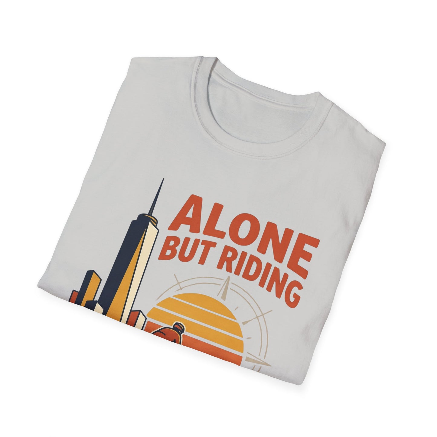 Alone But Riding - T-shirt
