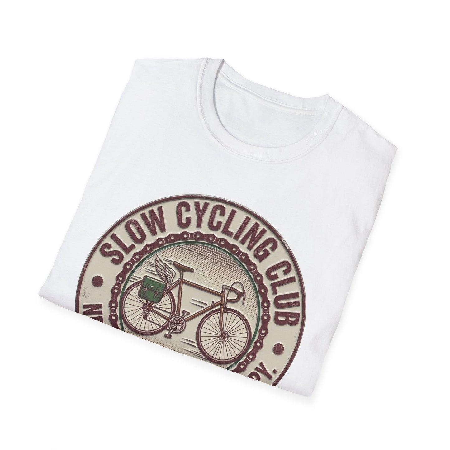 Slaw Cycling Club - Never First . Always Happy T-shirt