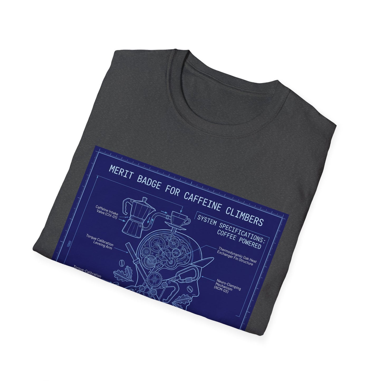 Merit Badge For Caffeine Climbers  - T-shirt