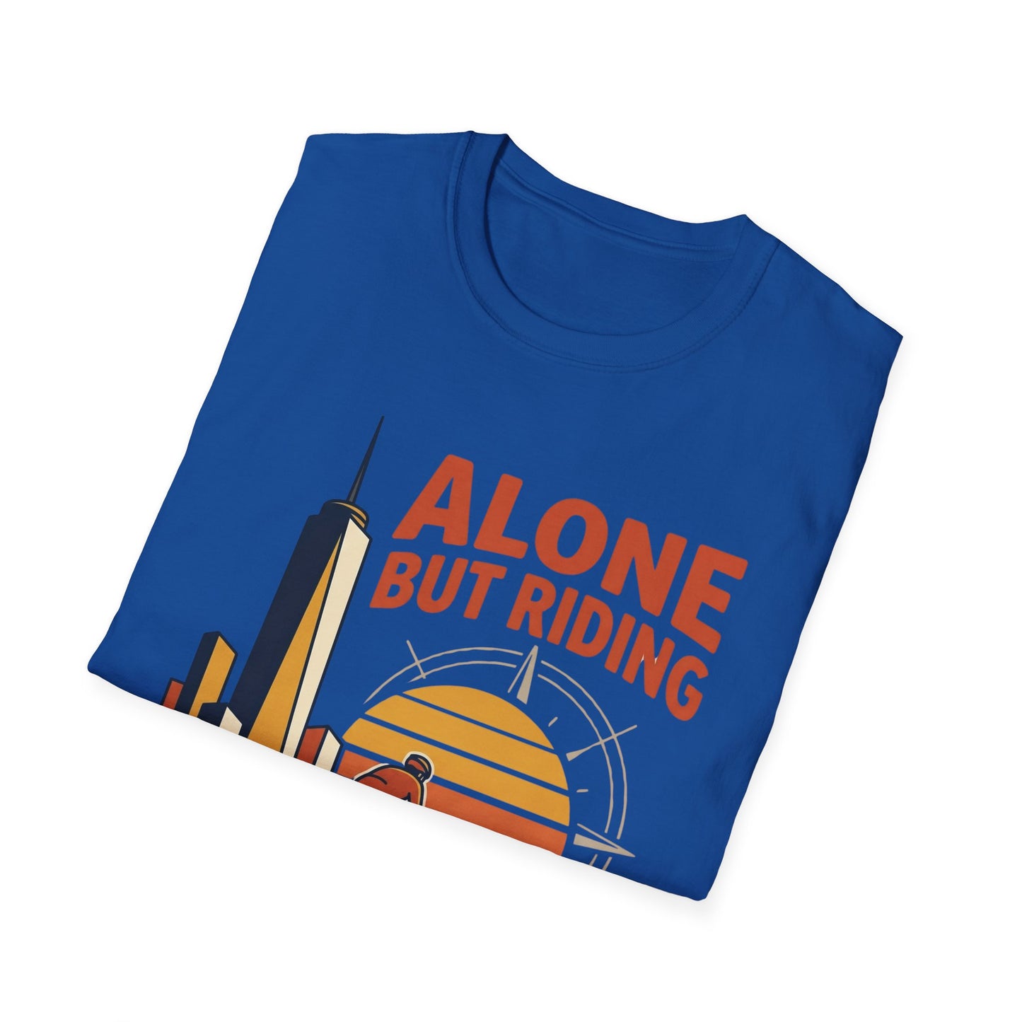 Alone But Riding - T-shirt