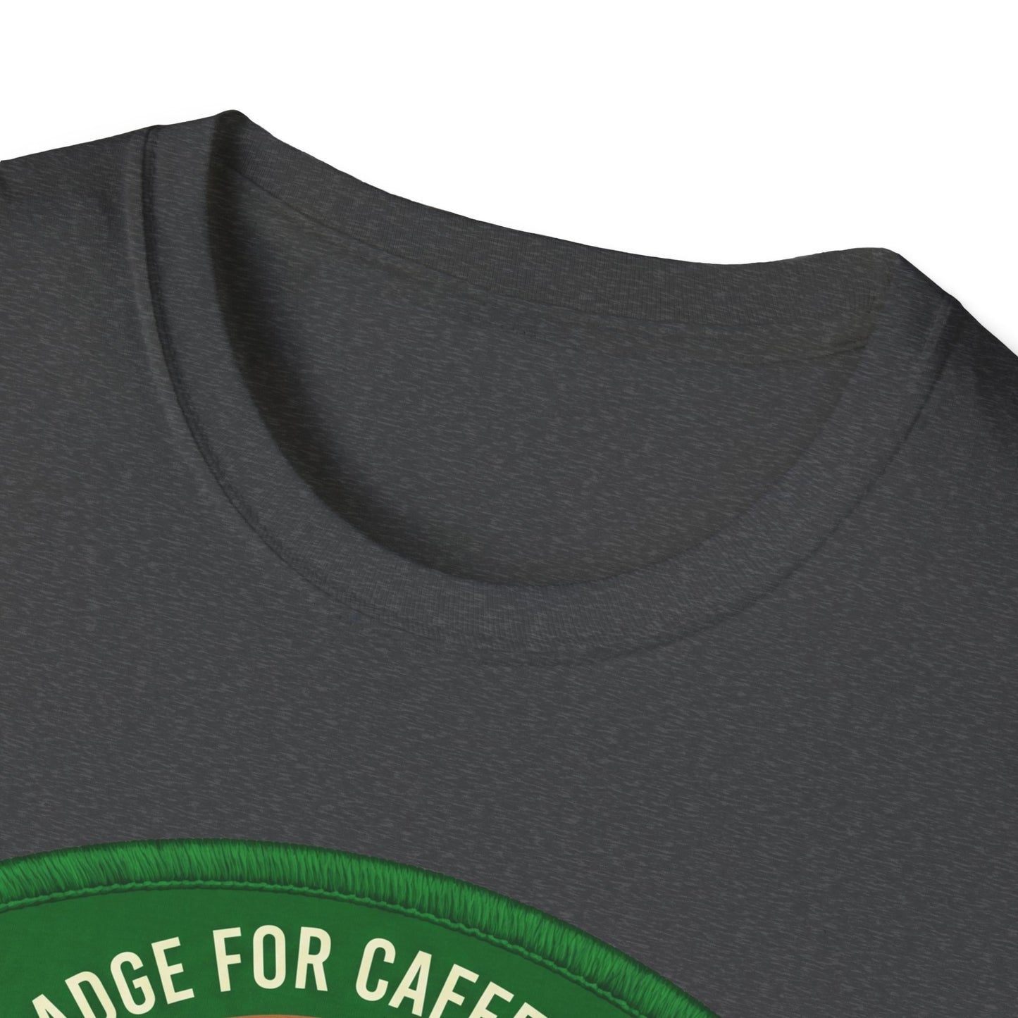 Merit Badge For Caffeine Climbers ..  T-shirt