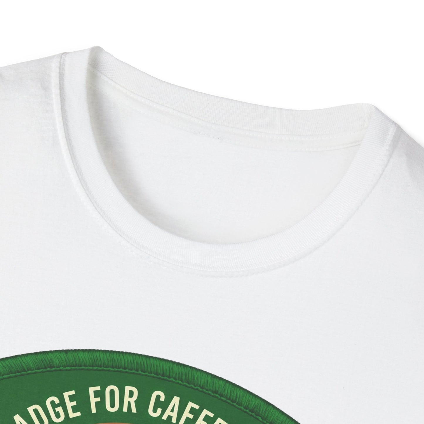 Merit Badge For Caffeine Climbers ..  T-shirt