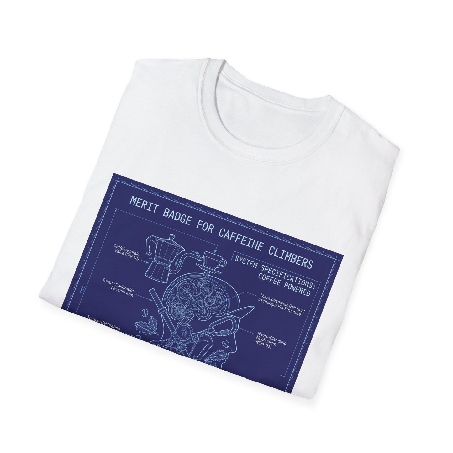 Merit Badge For Caffeine Climbers  - T-shirt