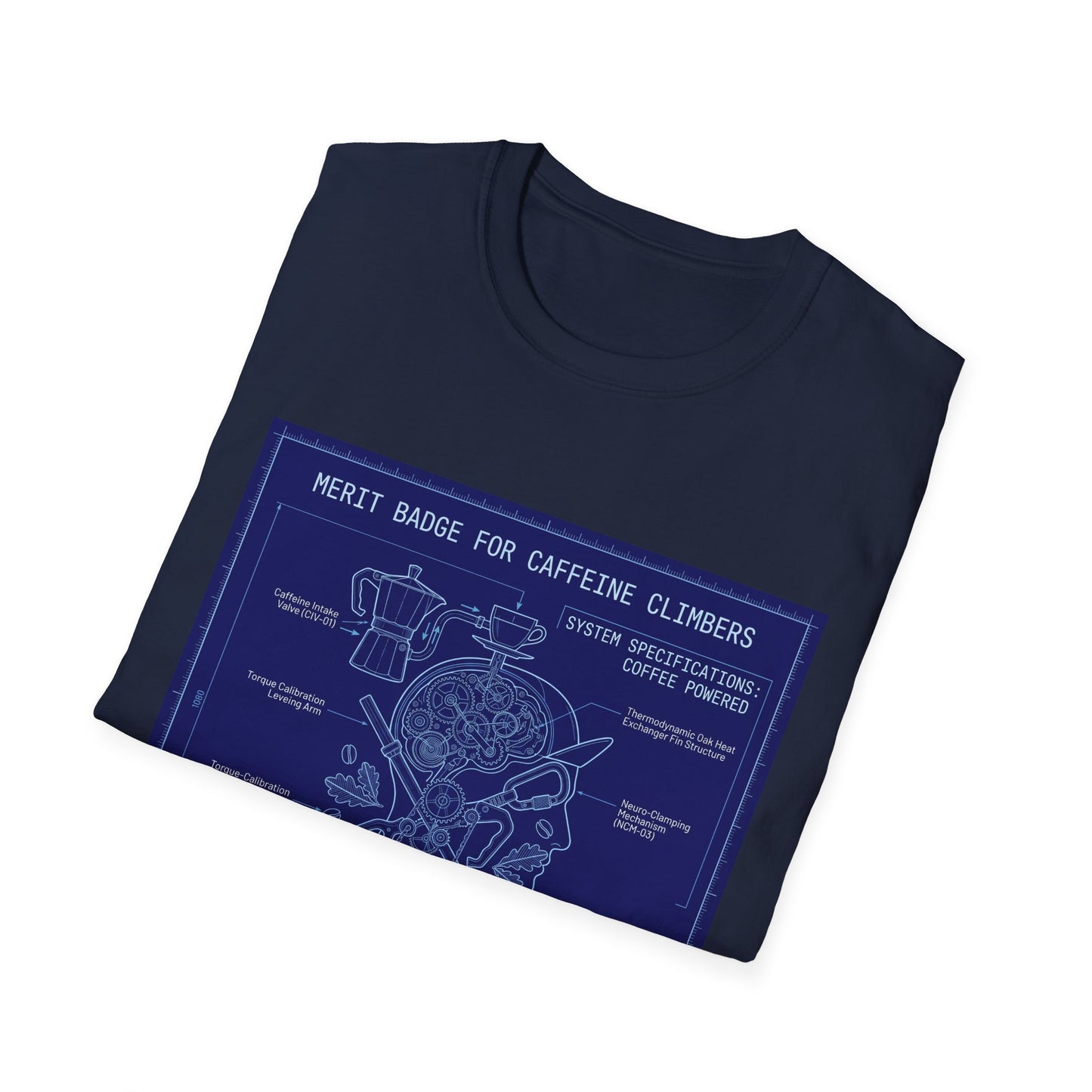 Merit Badge For Caffeine Climbers  - T-shirt