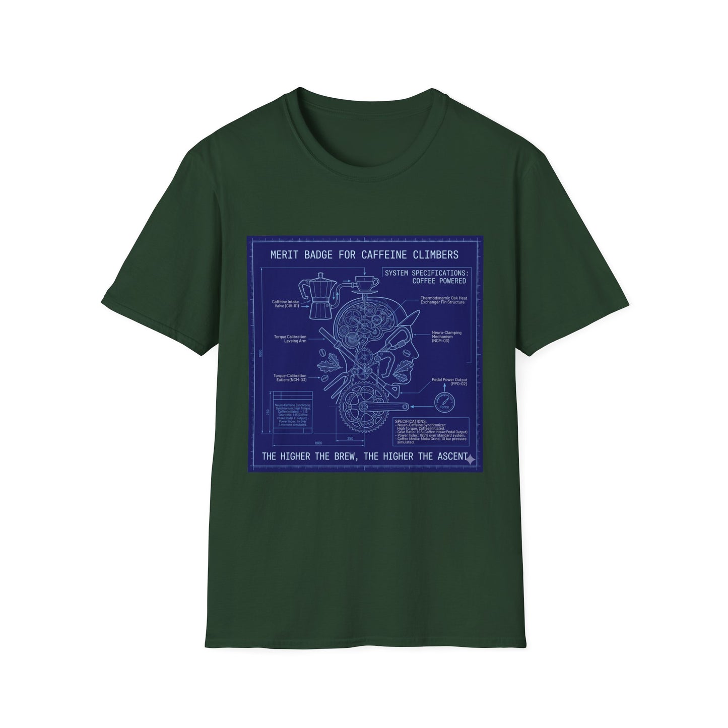 Merit Badge For Caffeine Climbers  - T-shirt