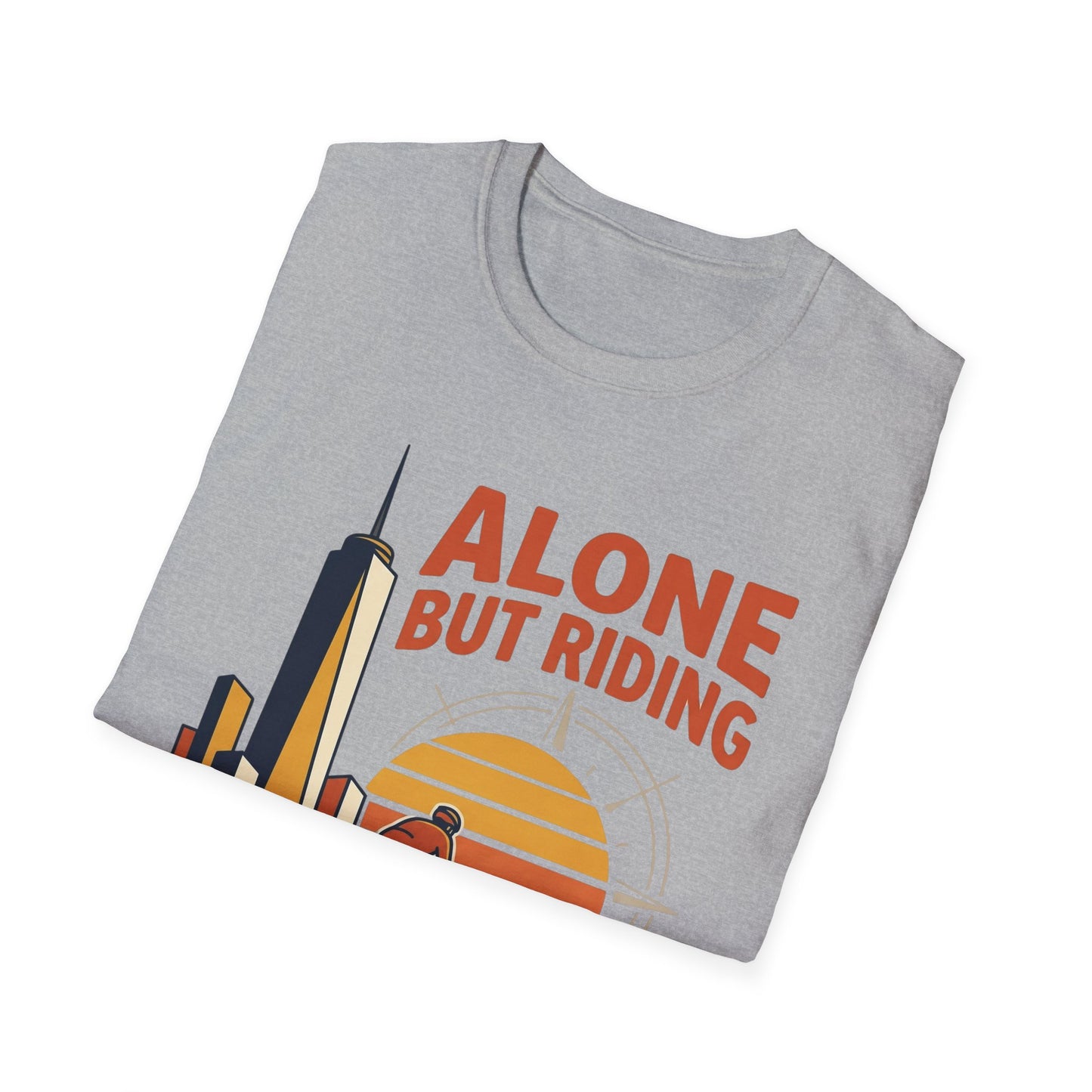 Alone But Riding - T-shirt