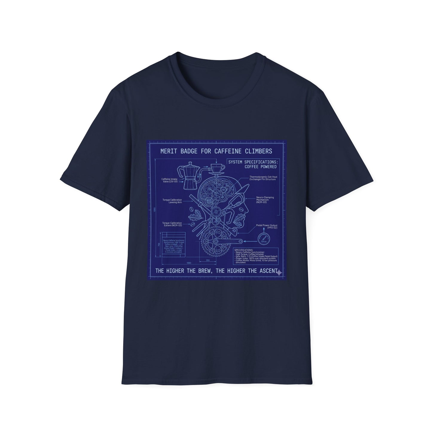 Merit Badge For Caffeine Climbers  - T-shirt