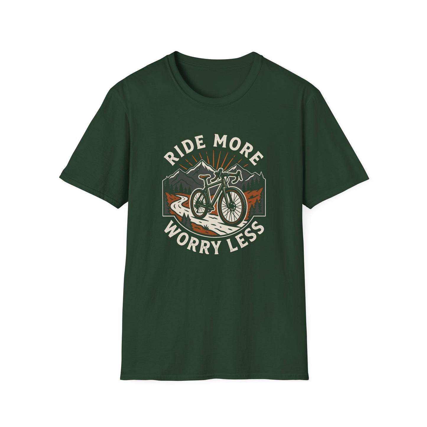Ride More - Worry Less - T-shirt