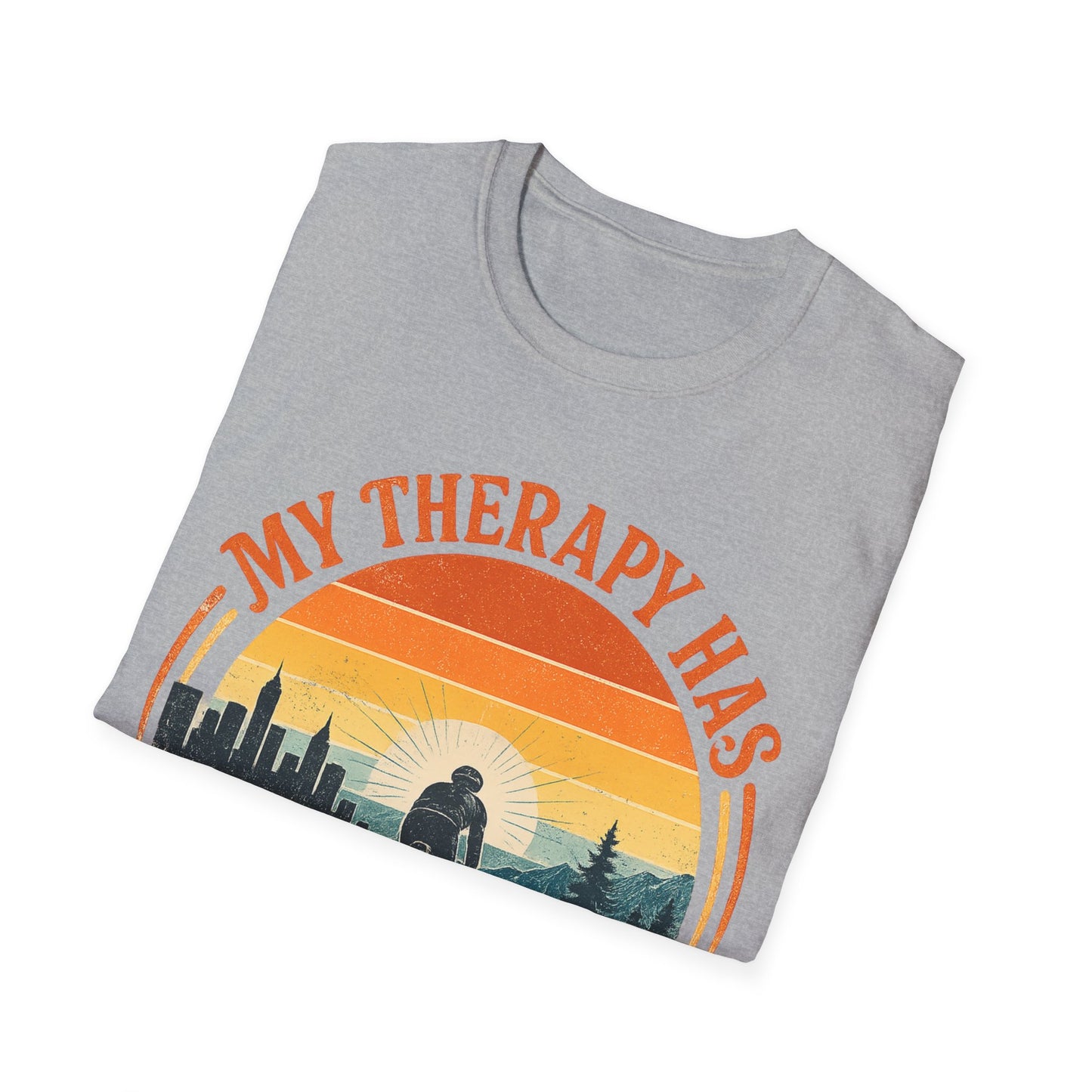 My Therapy Has Two Wheels  T-shirt