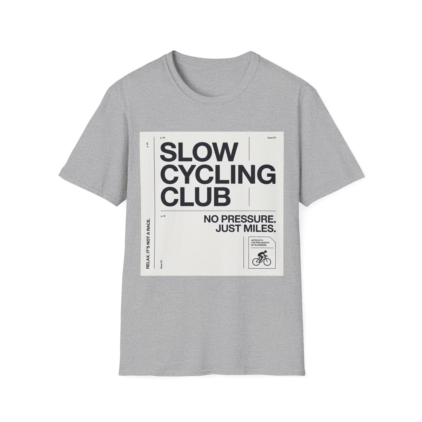 Slow Cycling Club  T-shirt