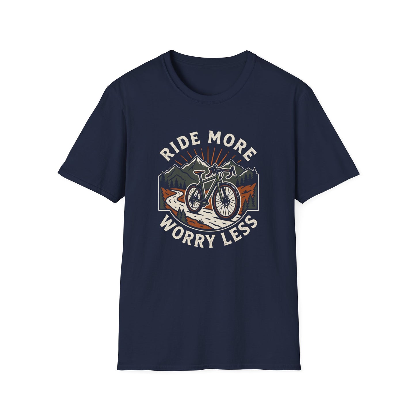 Ride More - Worry Less - T-shirt